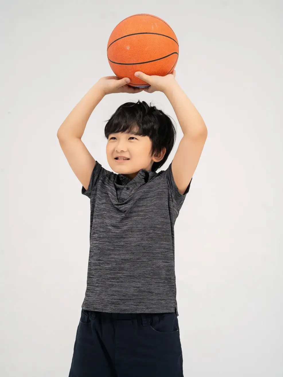 Polo thể thao kid in phản quang - Đen - 10