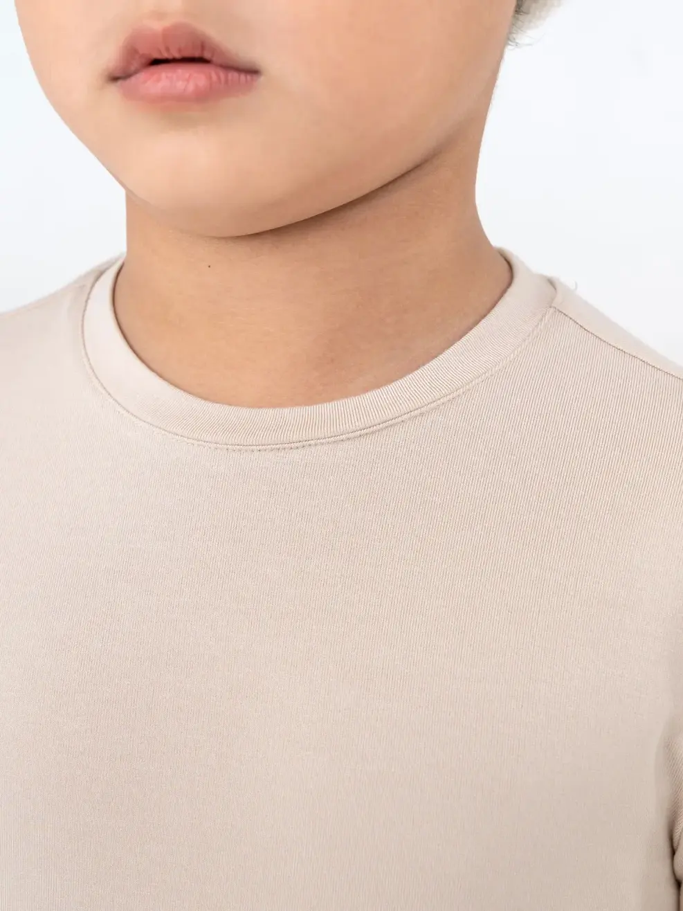 Áo Thun Trẻ Em Giữ Nhiệt Bamboo - Be - 2