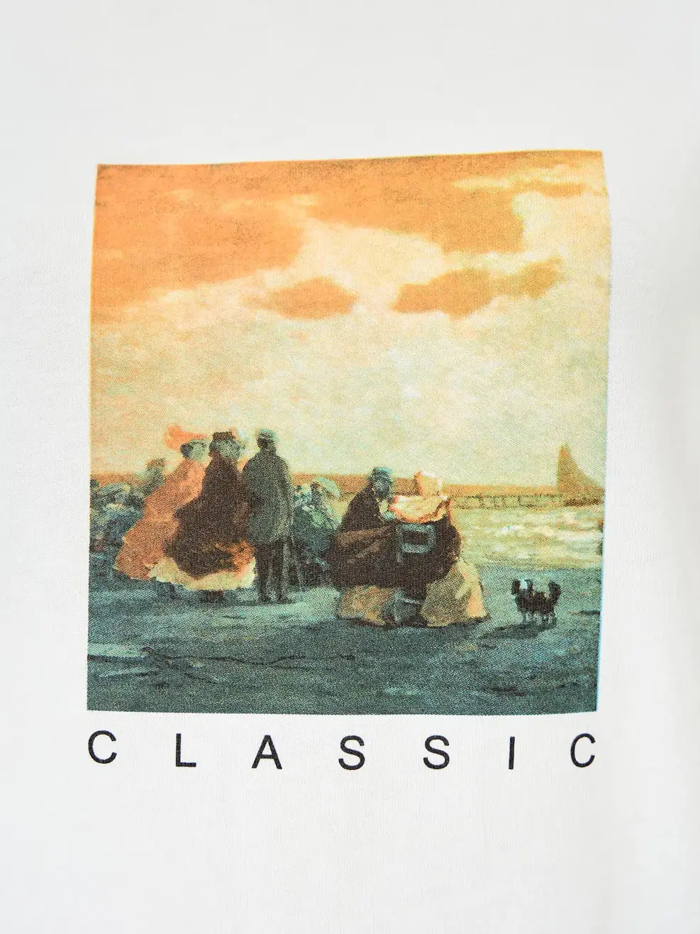 Áo thun nữ classic - Trắng - XL