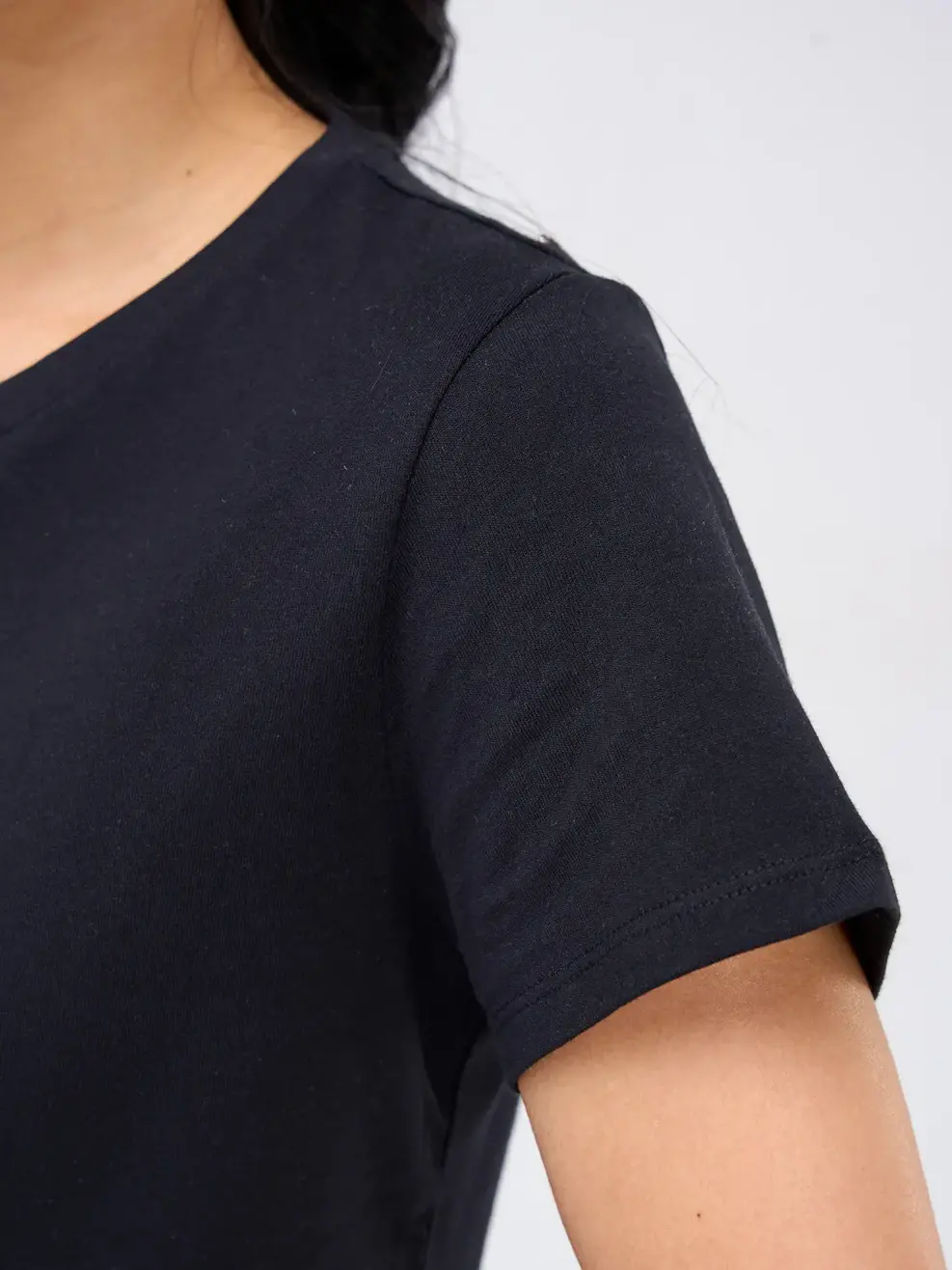 Áo thun nữ set bộ YODY SPACE - Đen - M