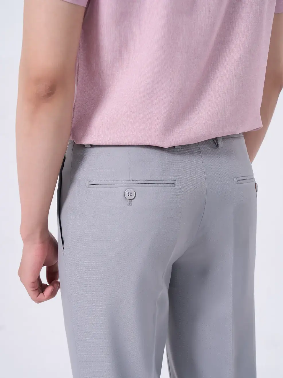 Quần âu nam ( Áo vest nam nano) - Ghi - 2XL