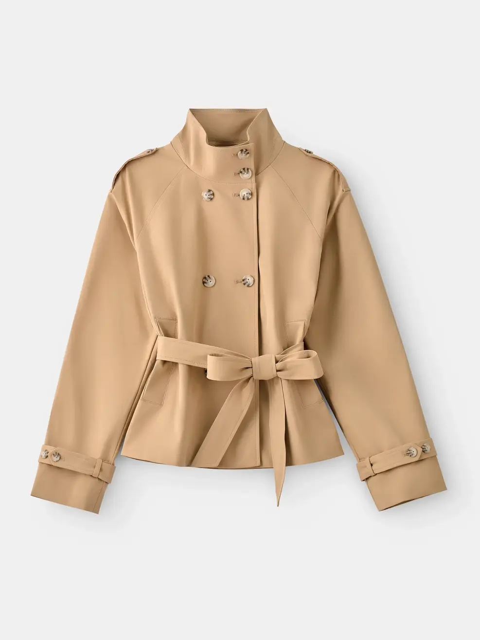 Áo Măng-tô TRENCH CASUAL - Màu nâu 020 - S