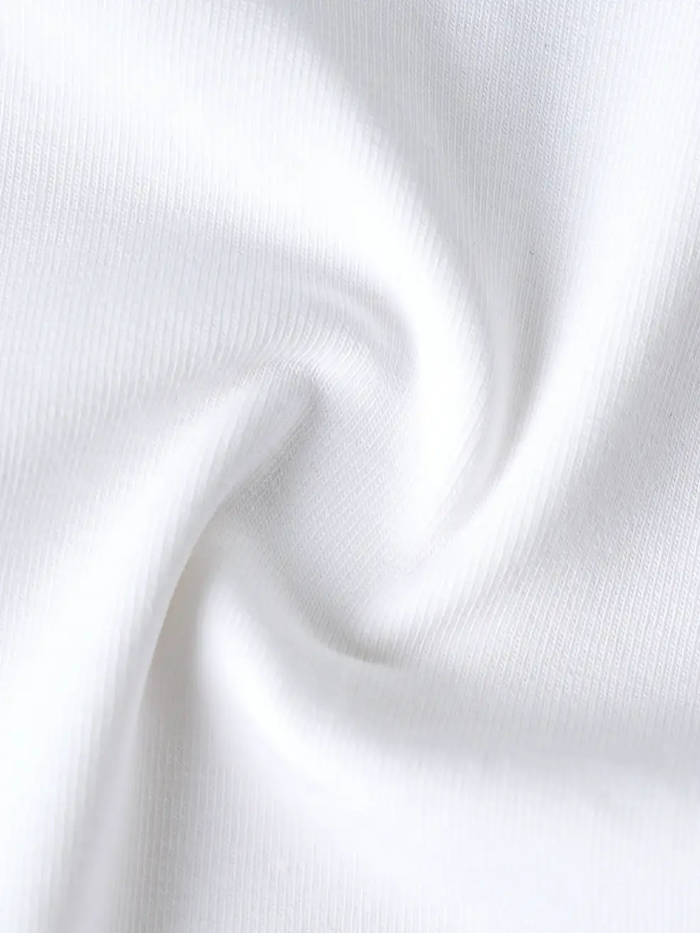 Áo Phông Nữ Slimfit Thun Rib Coton Mềm - Trắng 001 - S