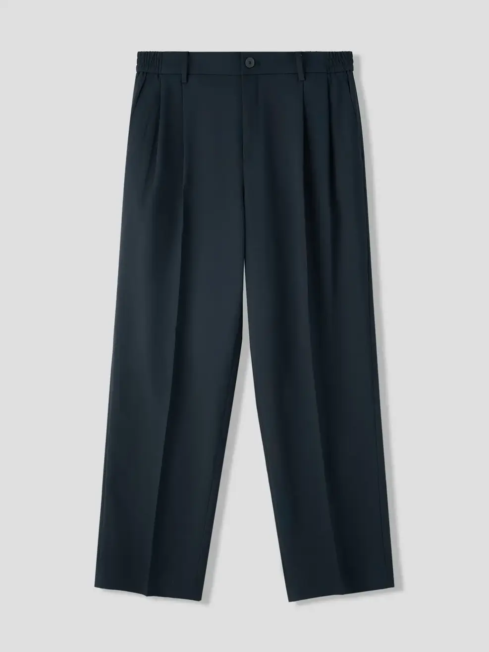 Quần Âu Nam Nam Cạp Chun Daily Pant - Tím than 116 - 29