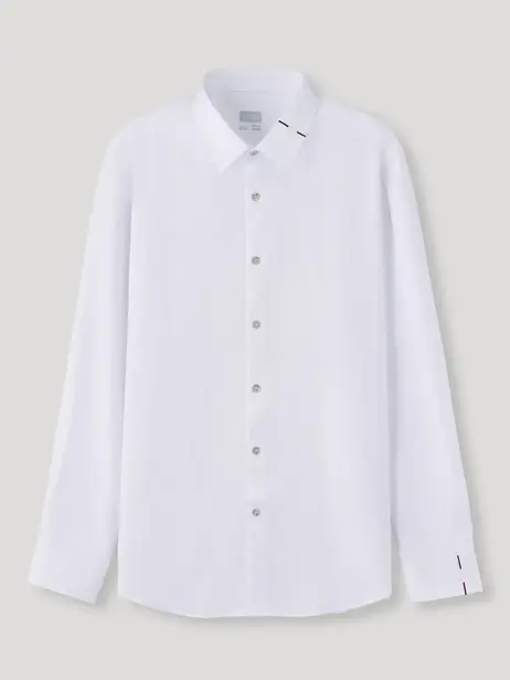 Sơ mi nam tay dài polyester solid nano 