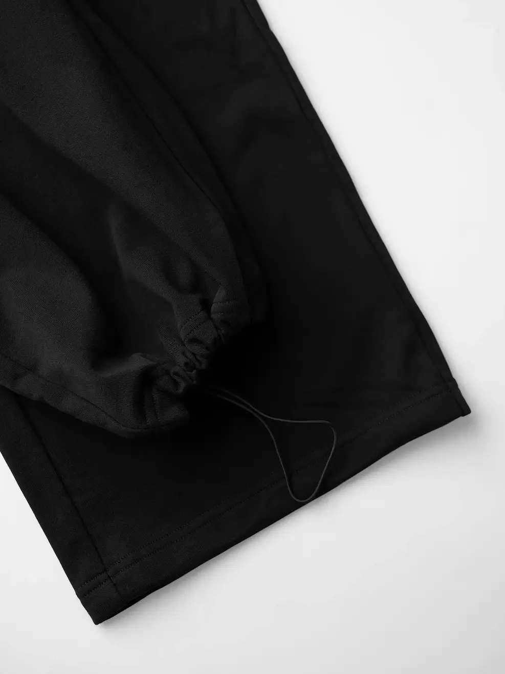 Quần Nỉ Nữ Ống Rộng - ĐEN 002 - S