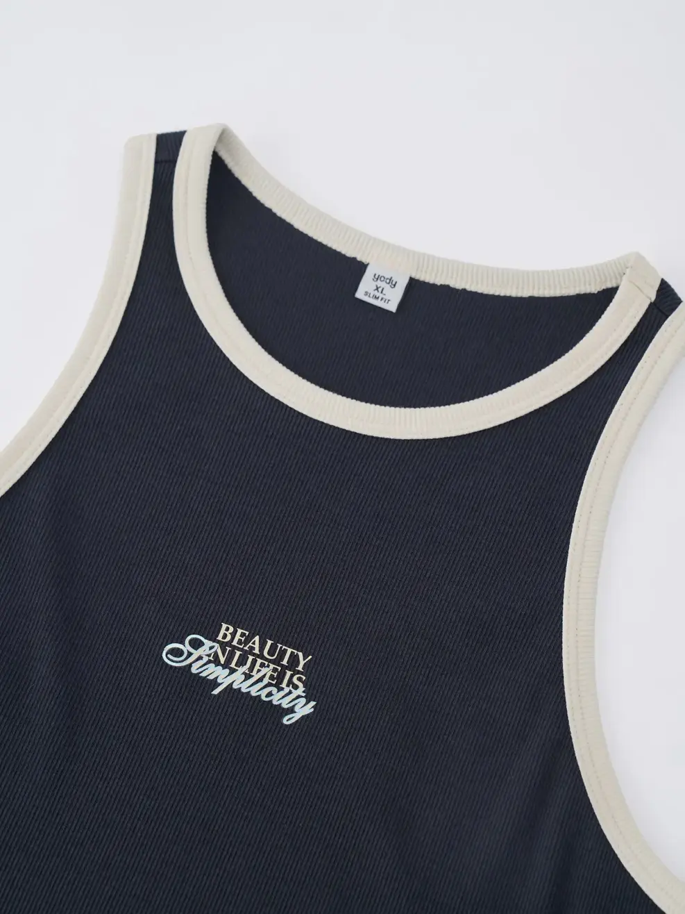 Áo Ba Lỗ Nữ In Hình - Navy 031 - L