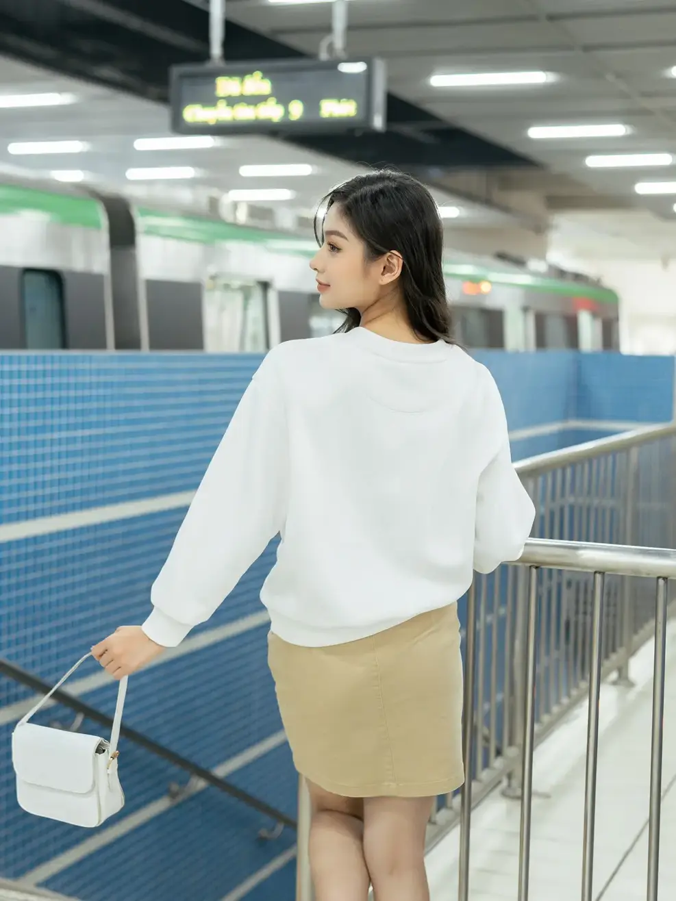 Áo gia đình in gấu - Trắng - S