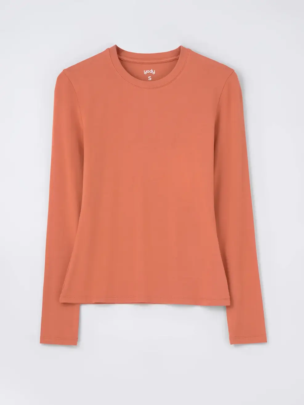 Áo Thu Đông Nữ Giữ Nhiệt Cổ Tròn - Cam - S