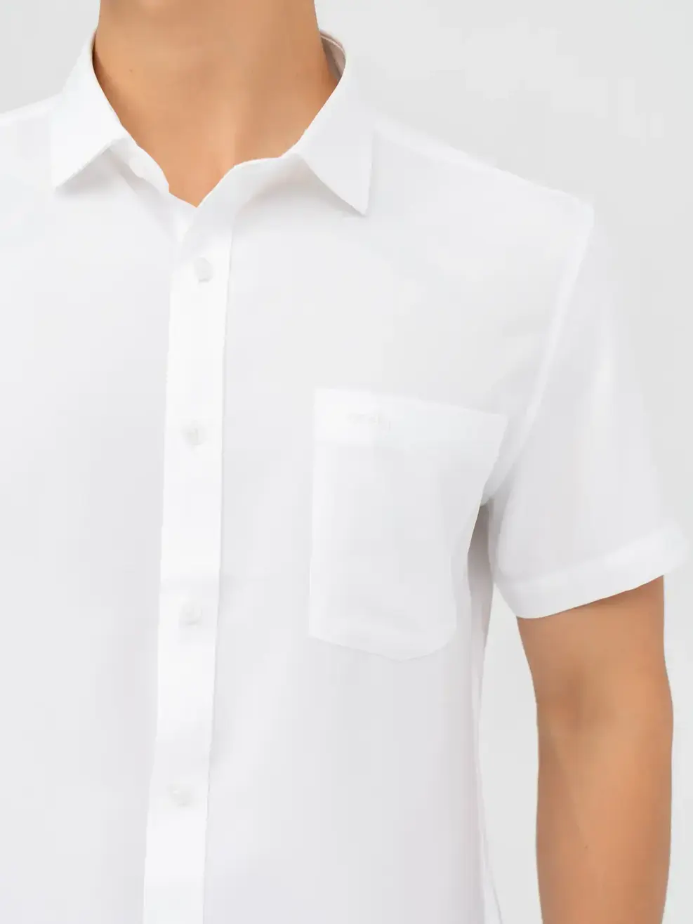 Áo Sơ Mi Cộc Tay Cafe (SCM6035) - White 004 - L