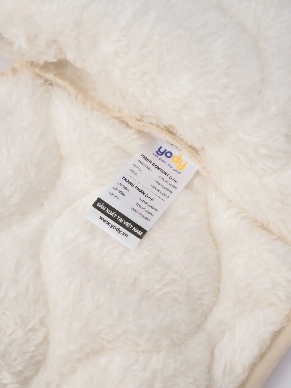 Áo Phao Gile Kid Cổ Dựng Chần Sóng Ngang - Be 170 - 110