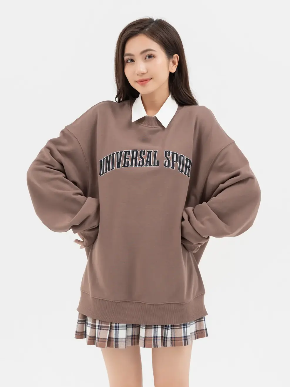 Áo Yoguu Dài Tay Universal Sport - Nâu - 1