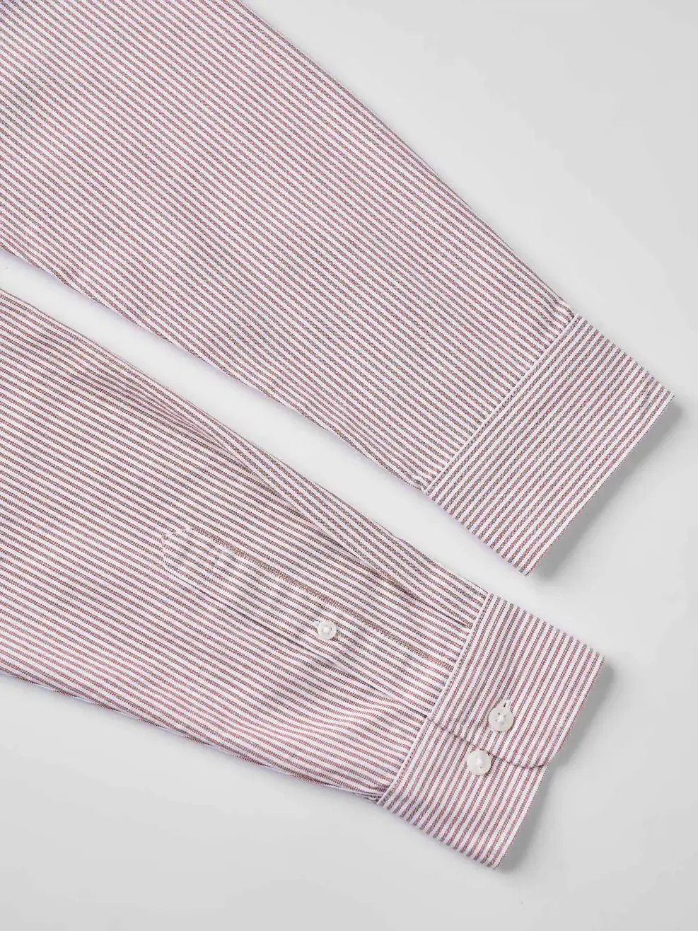 Áo Sơ-mi nam oxford kẻ sọc - Kẻ nâu 103 - M