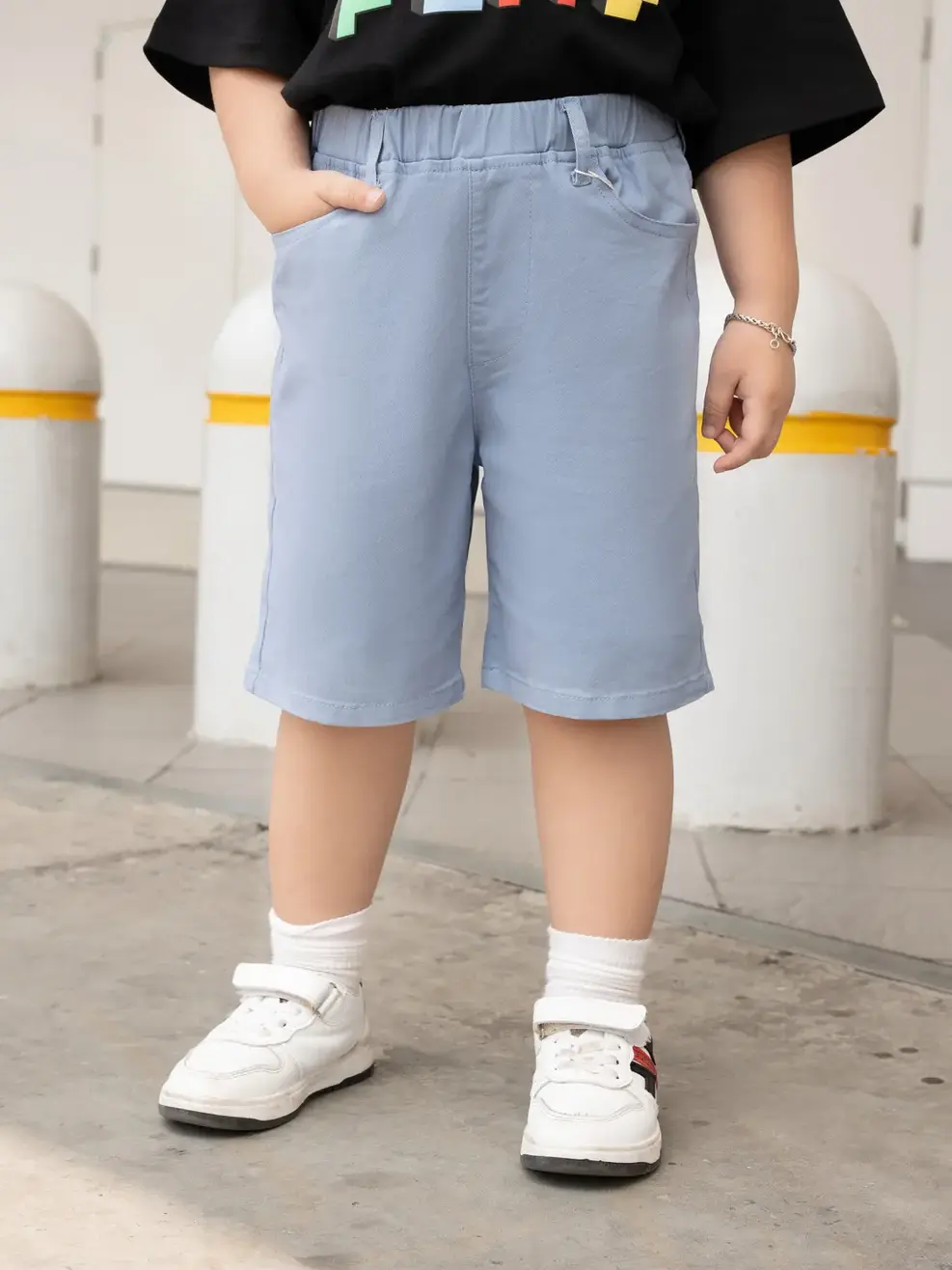 Sooc kid nam khaki 01 - Xanh lơ - 8