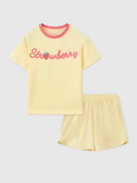 Bộ Đồ bé gái  strawberry