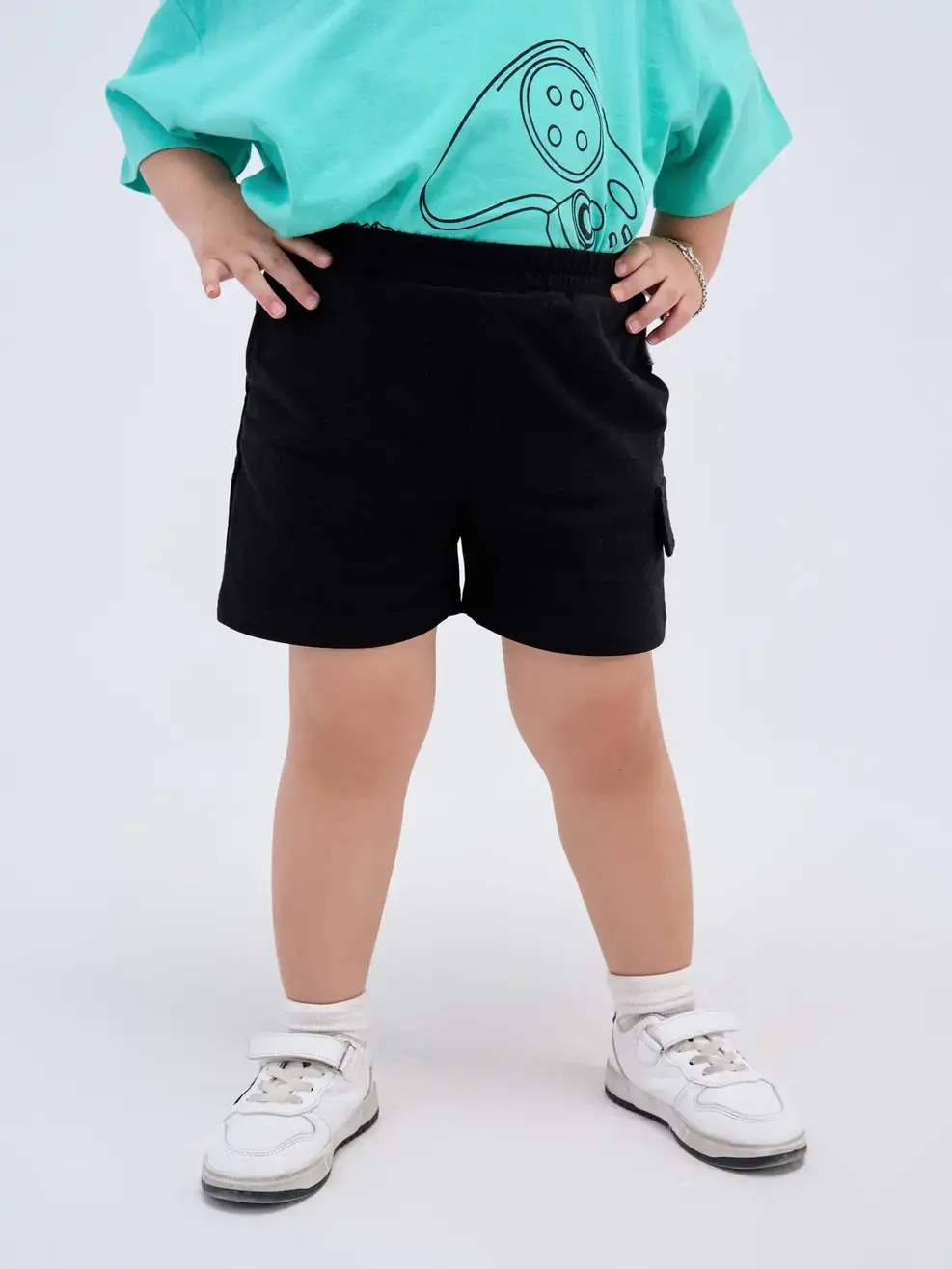 Sooc kid túi sườn - Đen - 4