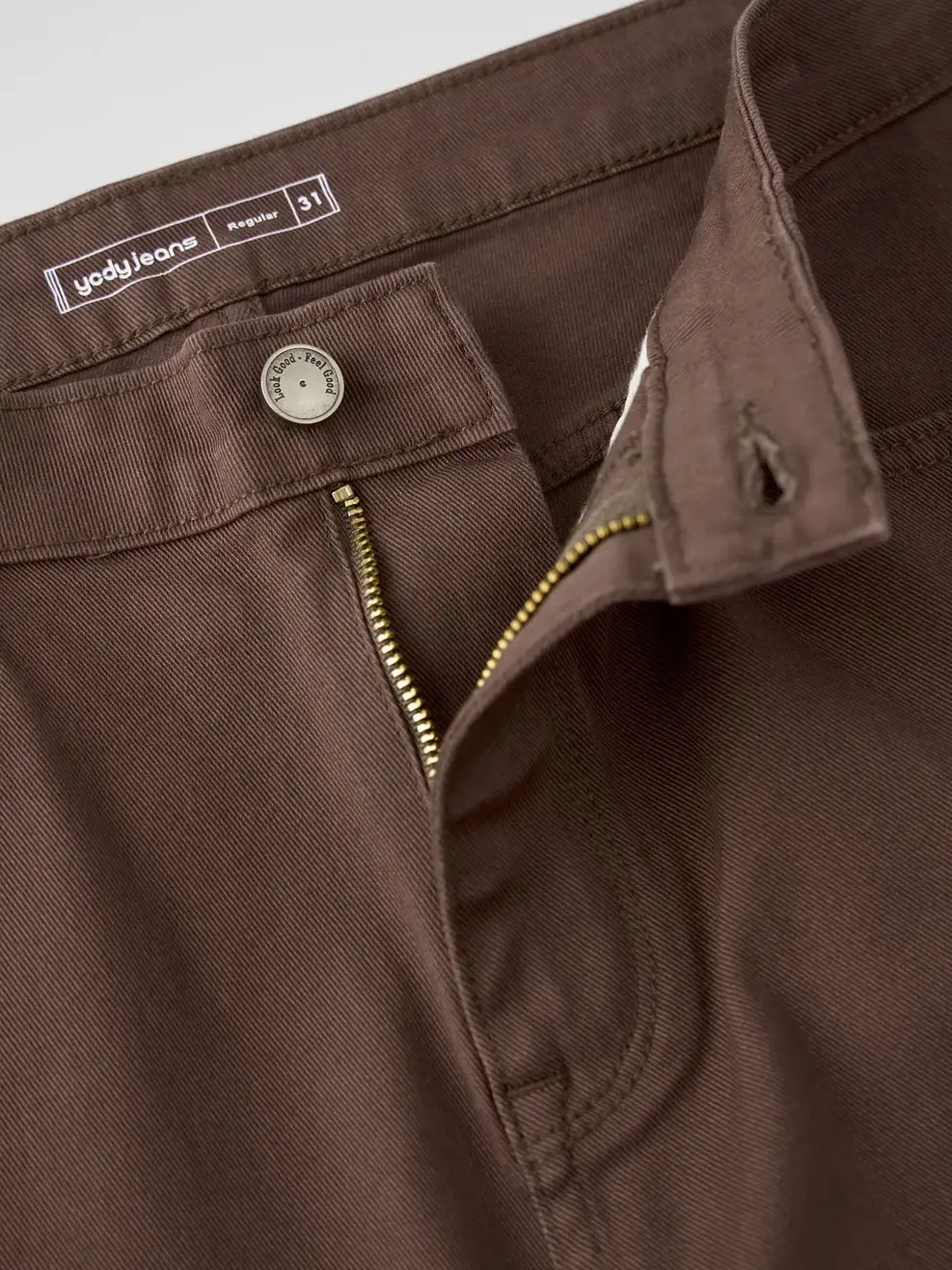 Quần Jeans Nam Regular Denim Like - Nâu 056 - 28