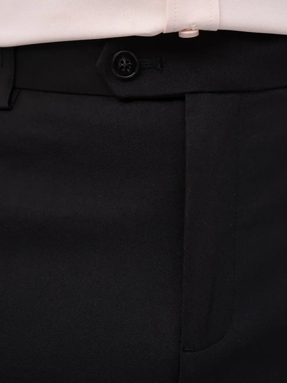 Quần Âu Nam Slim Nano Thêu Yody - Đen - 29