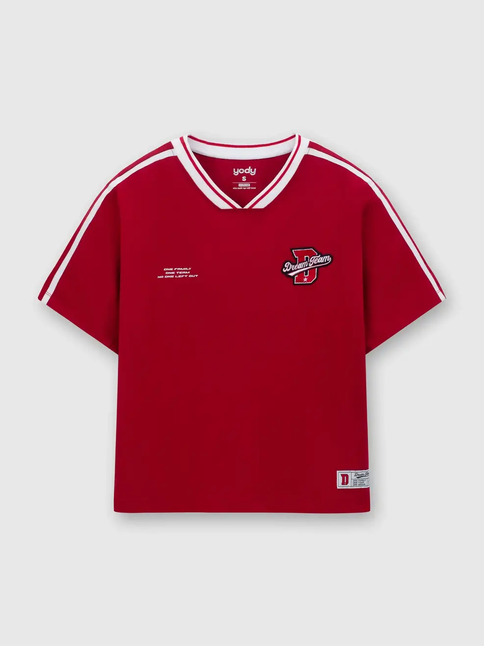 Áo Phông Cổ Tim Dream Team - Đỏ 026 - S