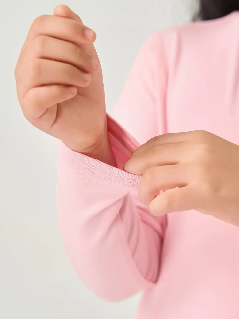 Áo CozyFit kid giữ nhiệt cổ cao-Hồng 125 - 104