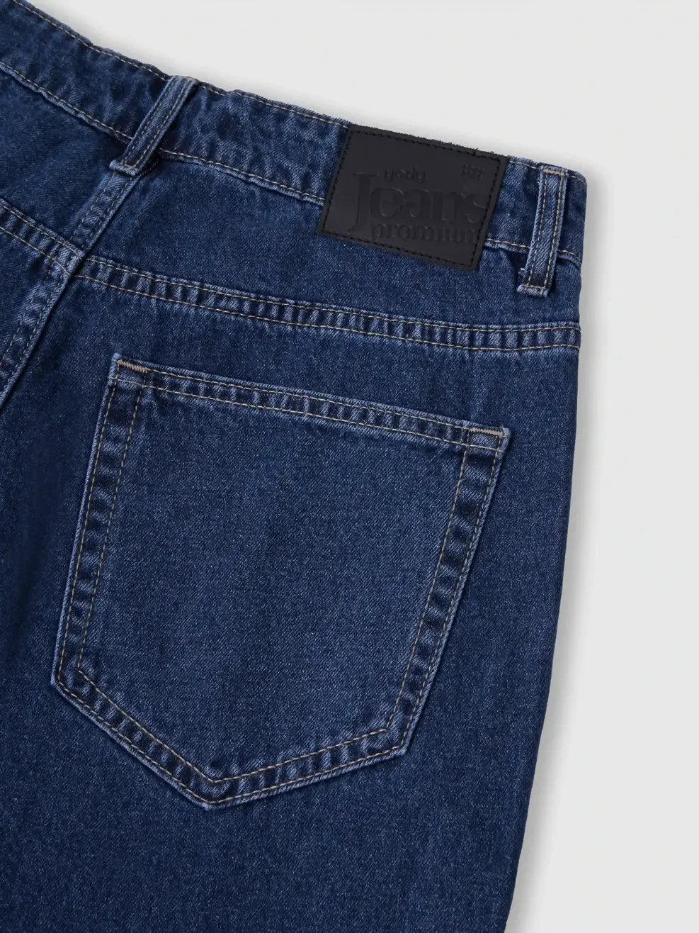 Quần Short Jeans Regular Indigo Túi chéo - Màu chàm 001 - 28