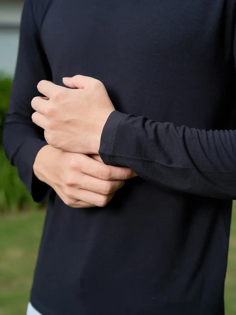 Áo Giữ Nhiệt Cổ Lọ - Đen - M