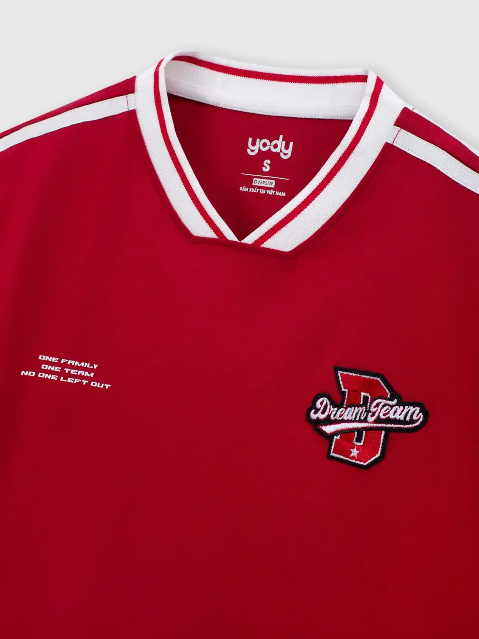 Áo Phông Cổ Tim Dream Team - Đỏ 026 - S