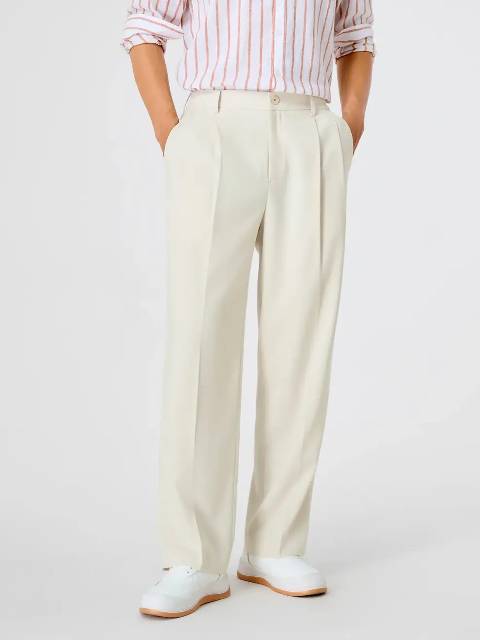 Quần Âu Nam Nam Cạp Chun Daily Pant - Xám 152 - 29