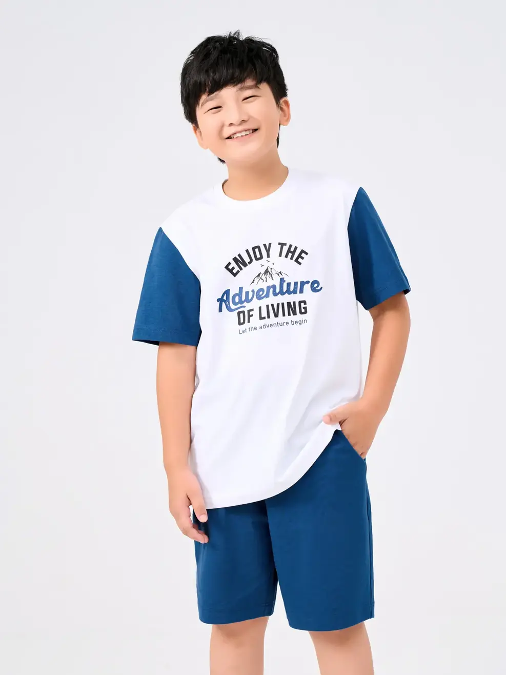 Bộ Đồ Trẻ Em Adventure - Xanh dương - 10