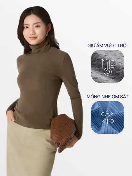 Áo Body Giữ Nhiệt Cổ Lọ