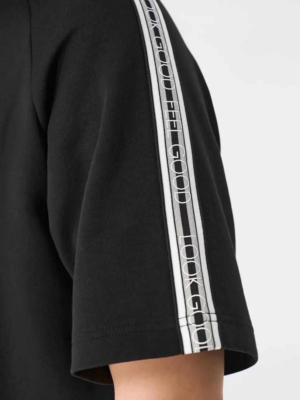 Đồ Bộ Nam Phối Dây Dệt - Đen - M