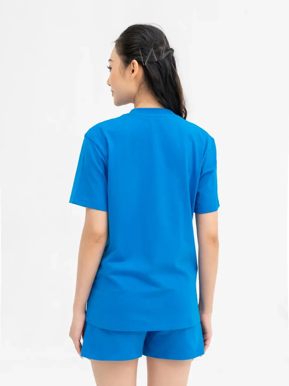 Đồ Bộ Nữ In Chữ Wellness Cotton Usa - Navy - S
