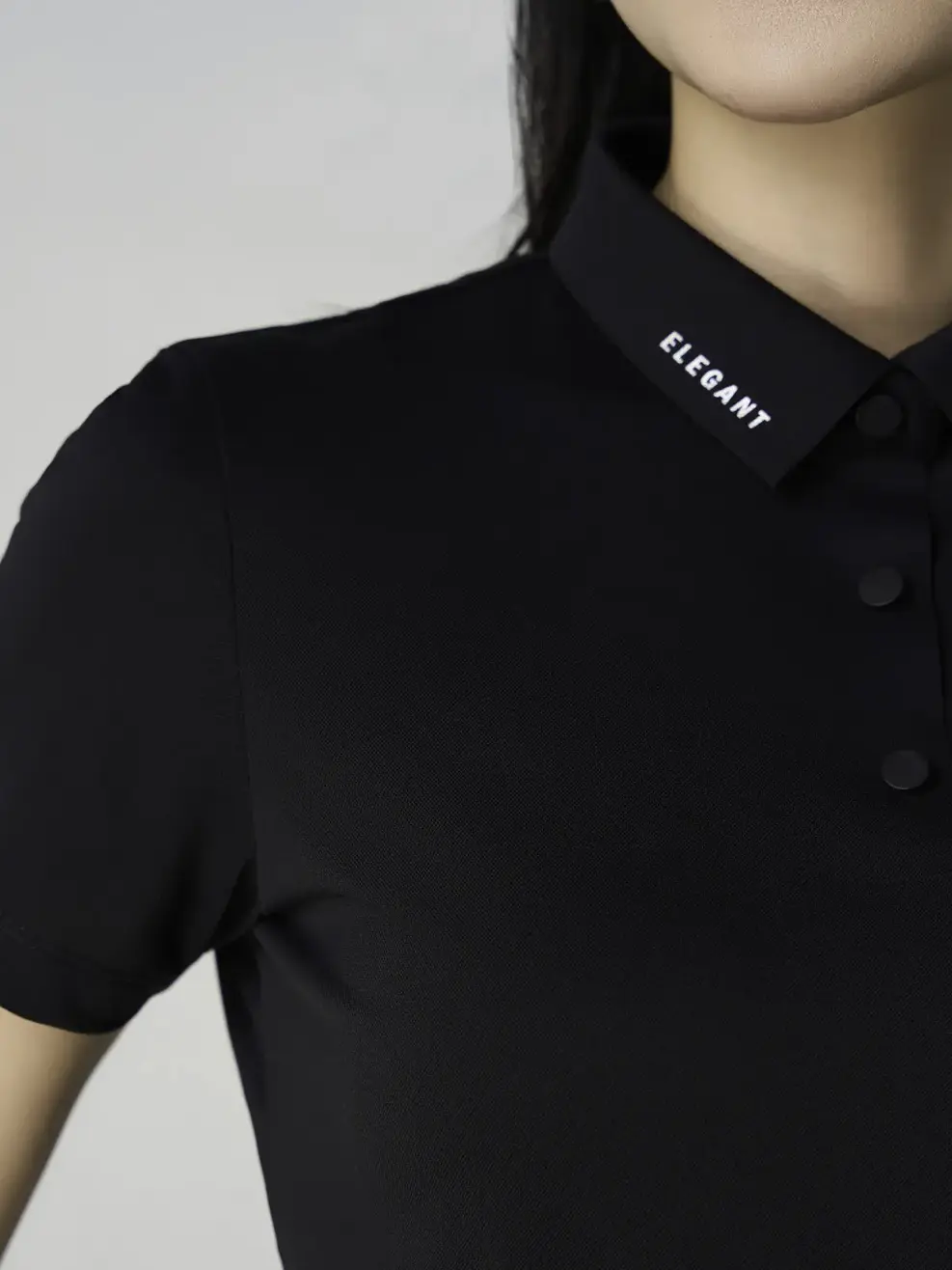 Áo Polo Lá Cổ Công Nghệ Không Đường May - ĐEN 002 - M