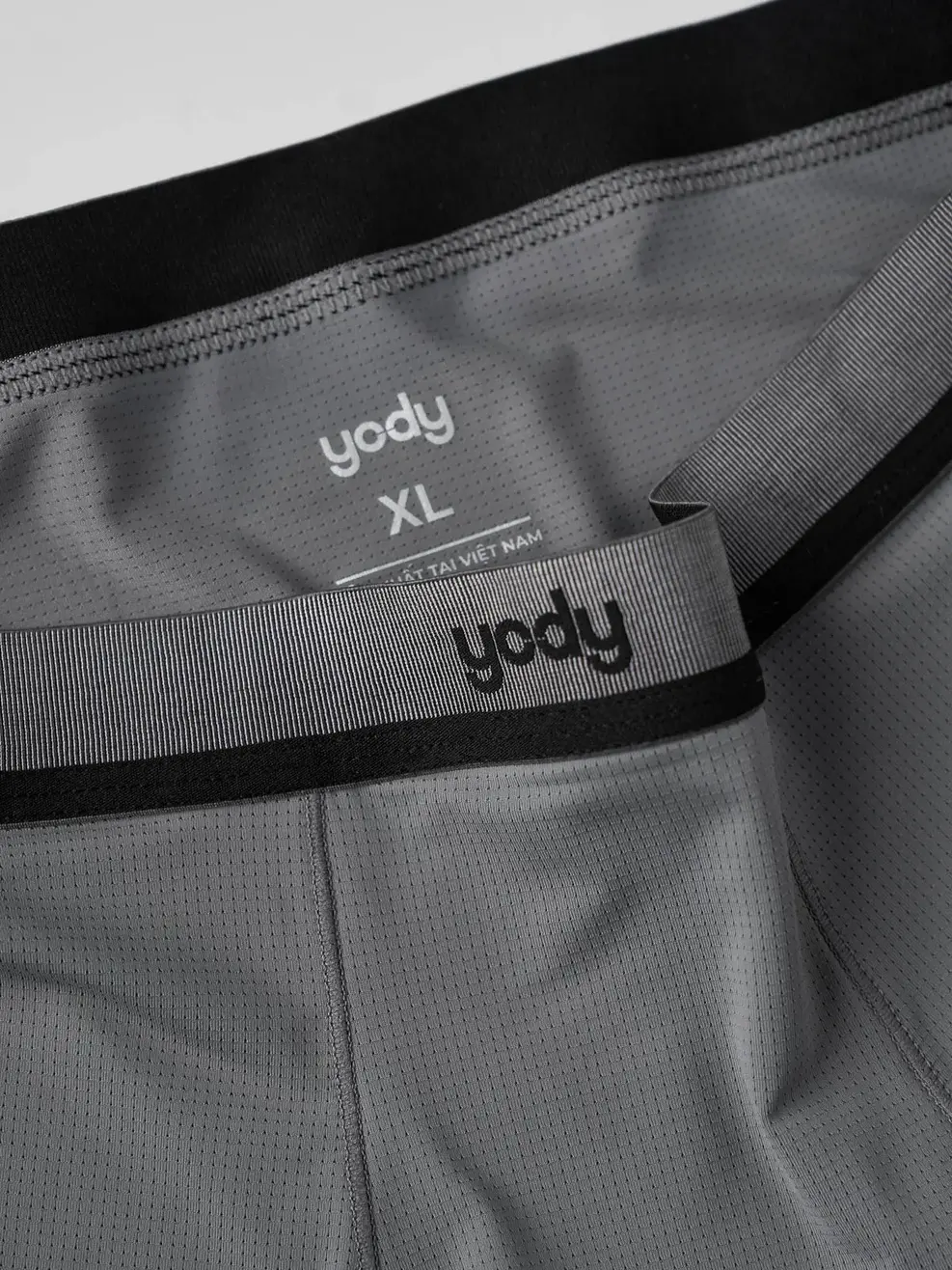 Quần Lót Nam Boxer Phối Cạp Combo 2 -  Xám 181 - M