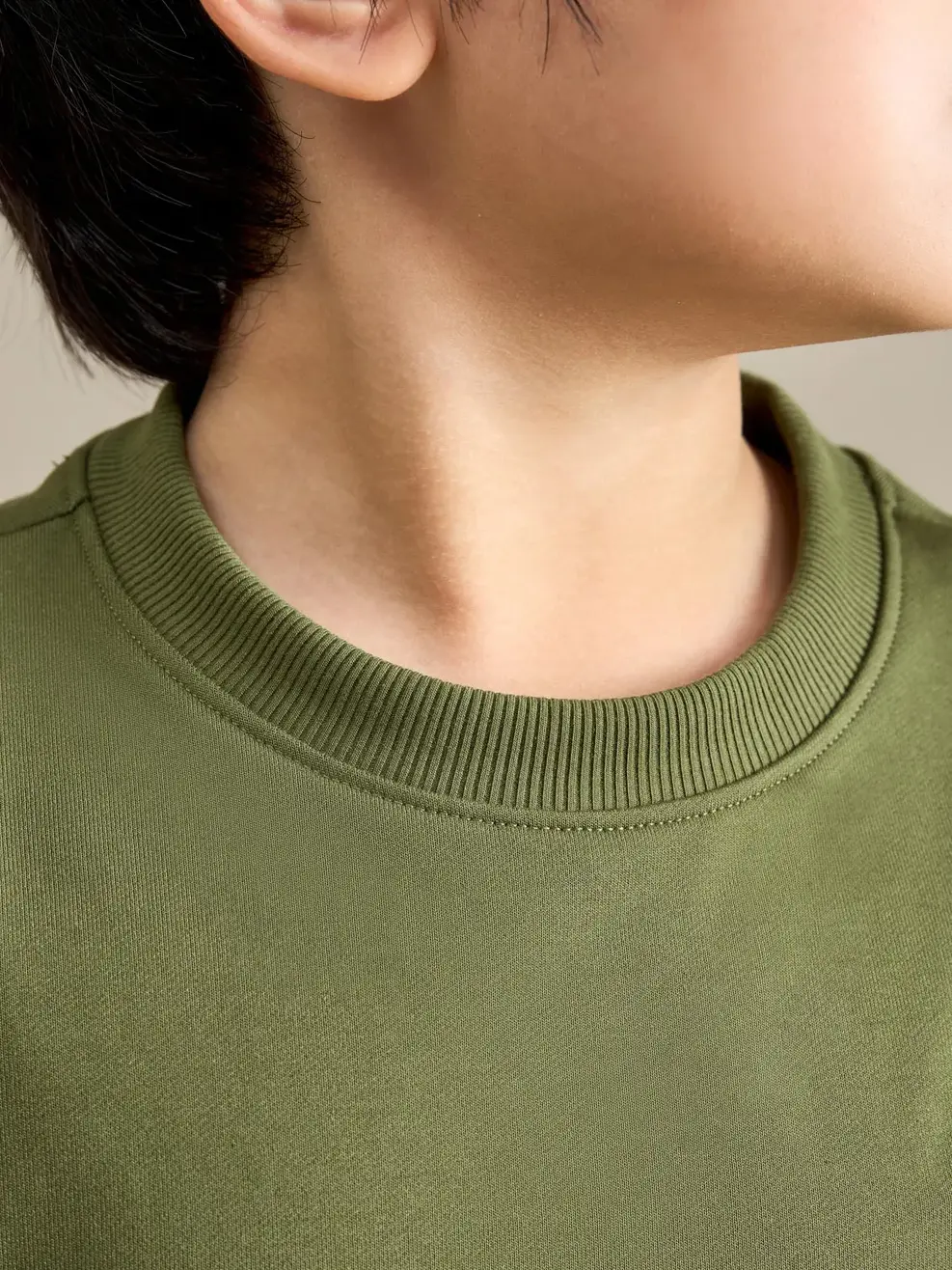 Bộ đồ kid thêu đĩa bay - Xanh rêu - 8