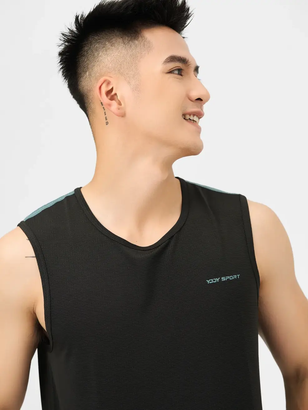 T-shirt Thể Thao Nam Tanktop - Đen - L