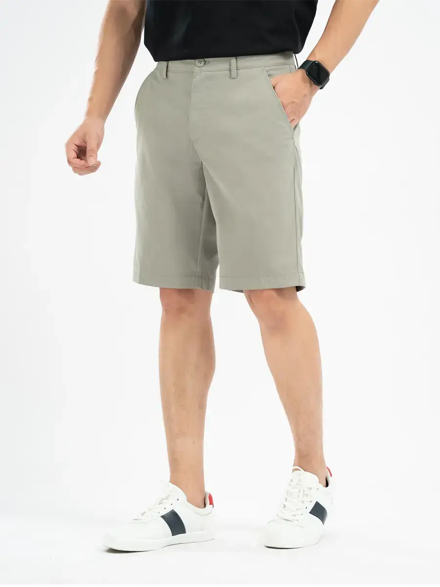 Quần Sooc Nam Phối Túi Sườn - Xám - 29