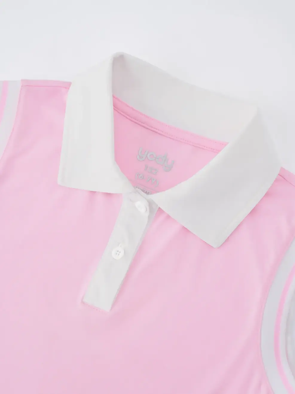Váy bé gái xếp li cổ polo - Hồng 157 - 110