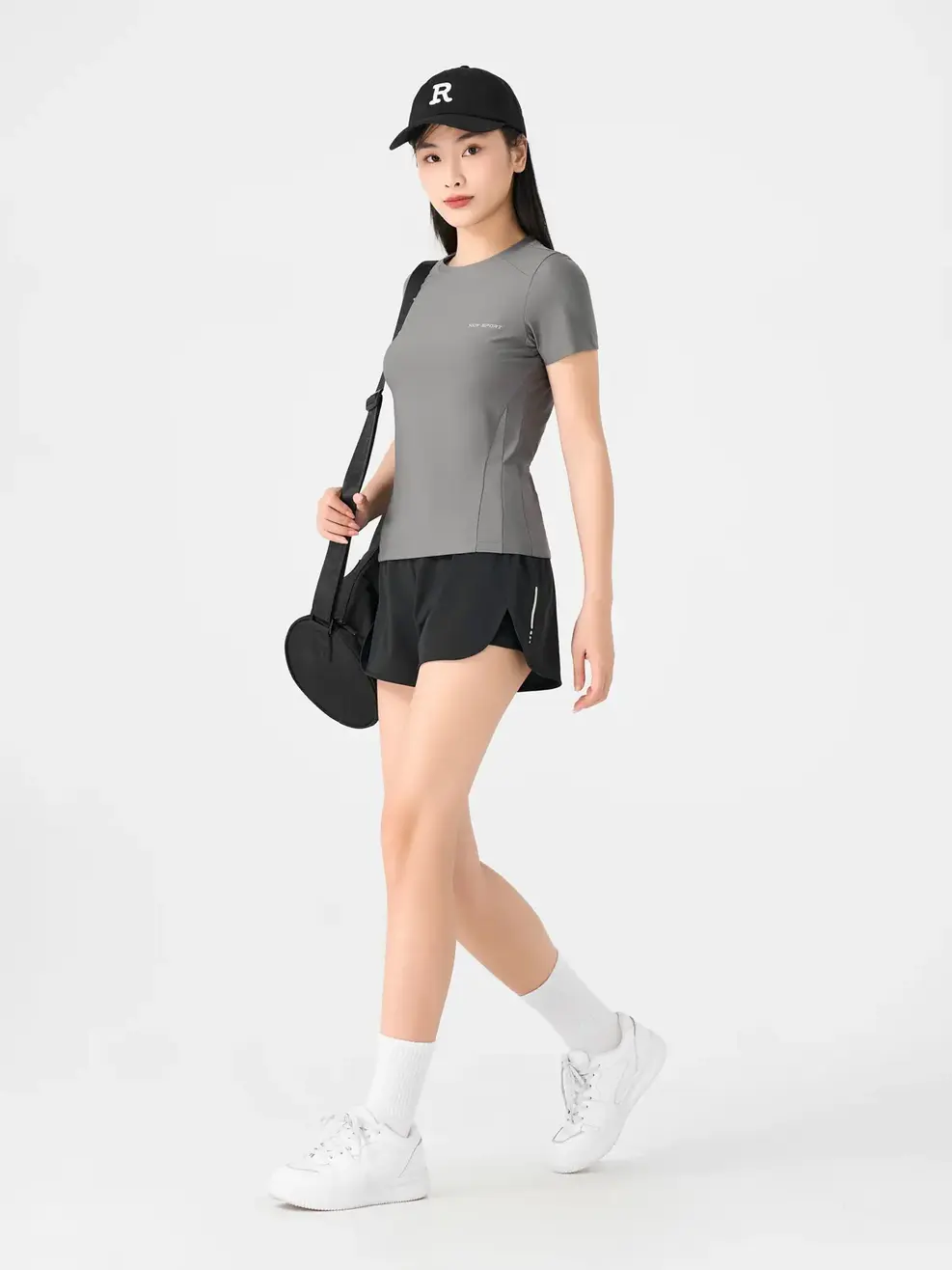 T-shirt Nữ Yody Sport - Xám - S