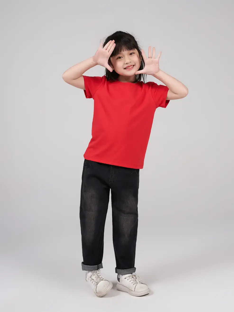 Áo kid nhỏ LOGO YODY - Đỏ - 4