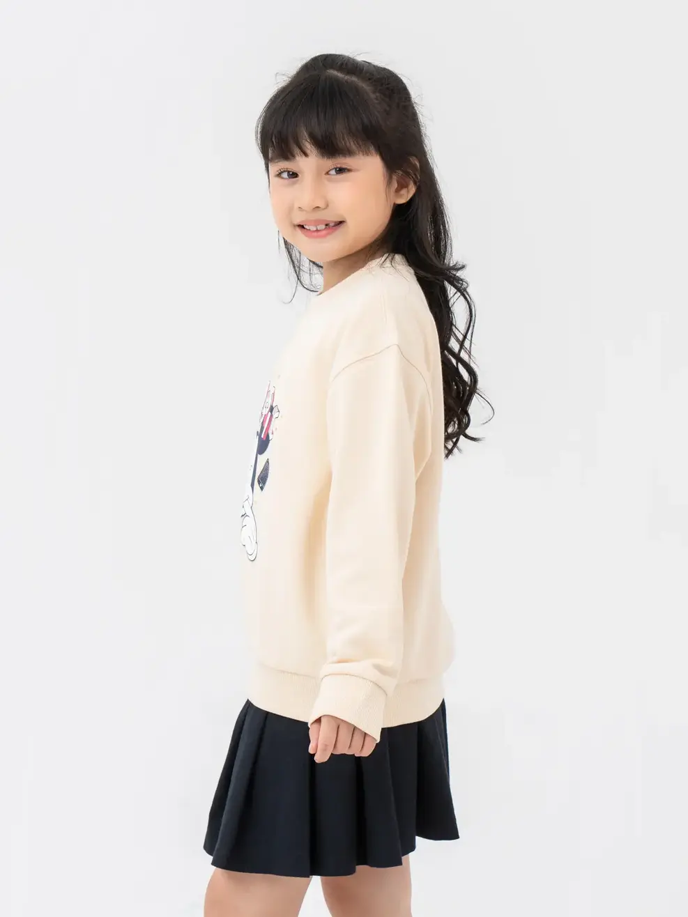 Áo Dài Kid Mickey - Be - 6