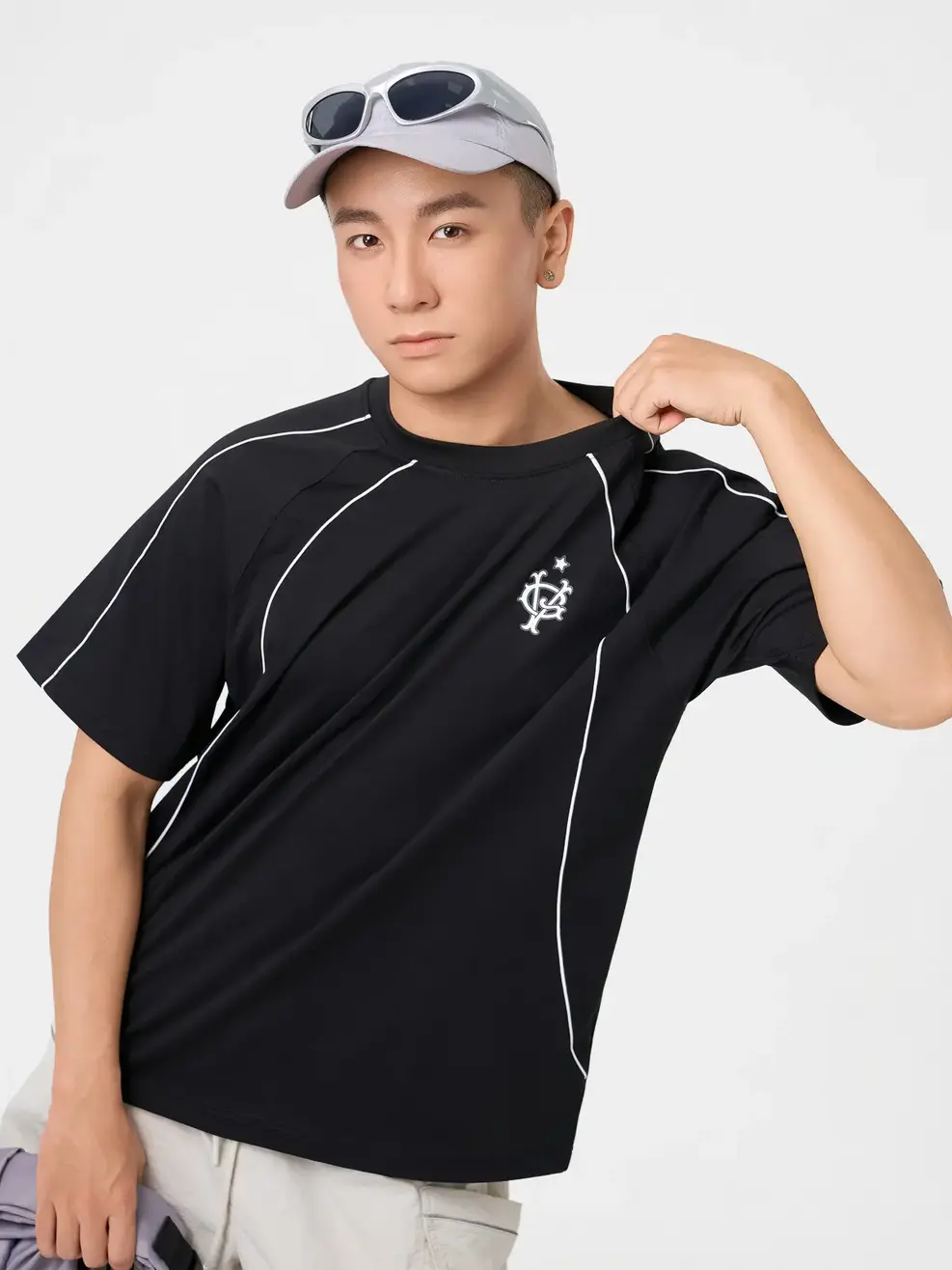 Áo Phông Yoguu Custom Logo - ĐEN 002 - 0