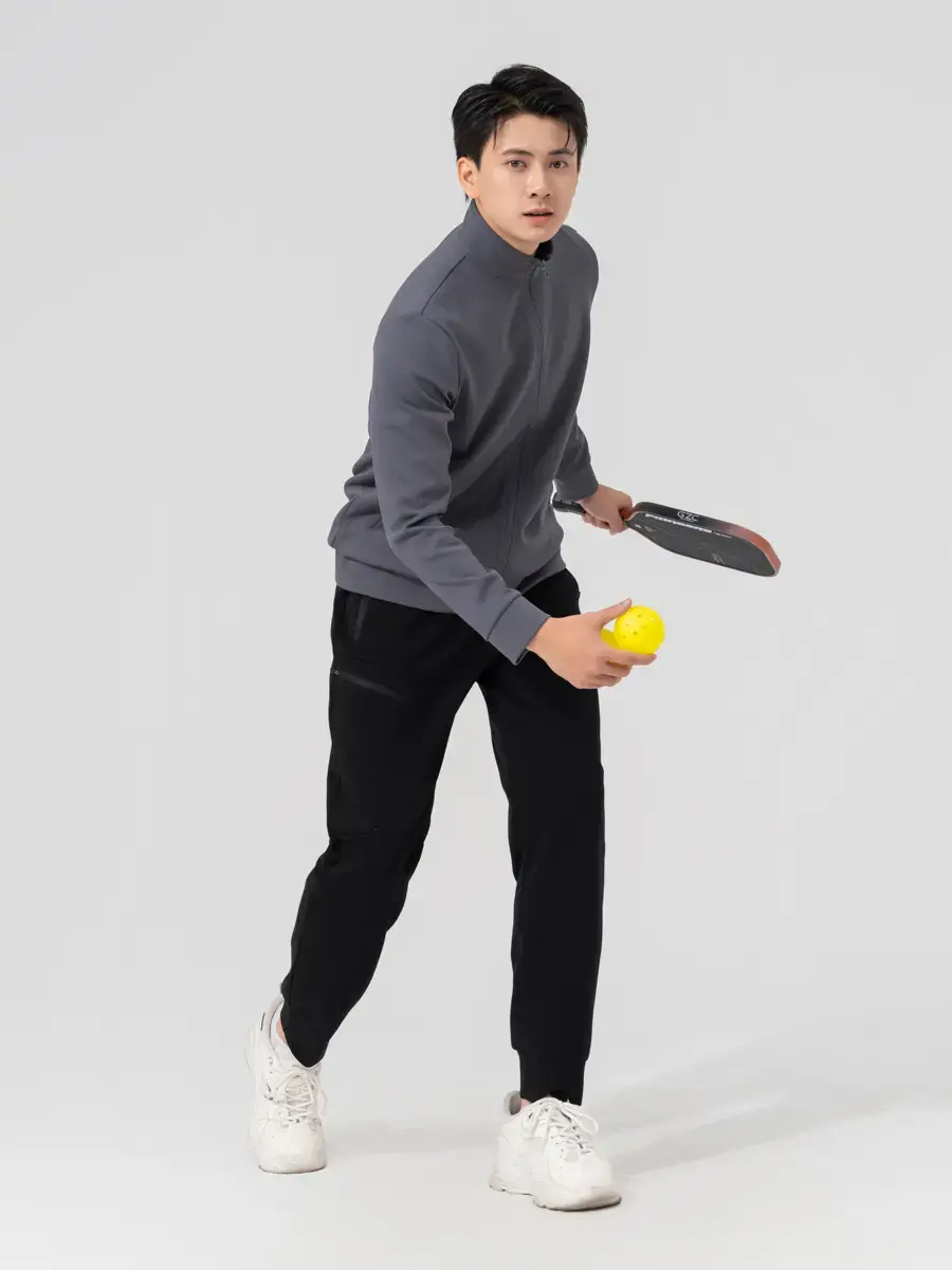 Áo Khoác Nỉ Thể Thao Nam Performance - Xám đậm - M