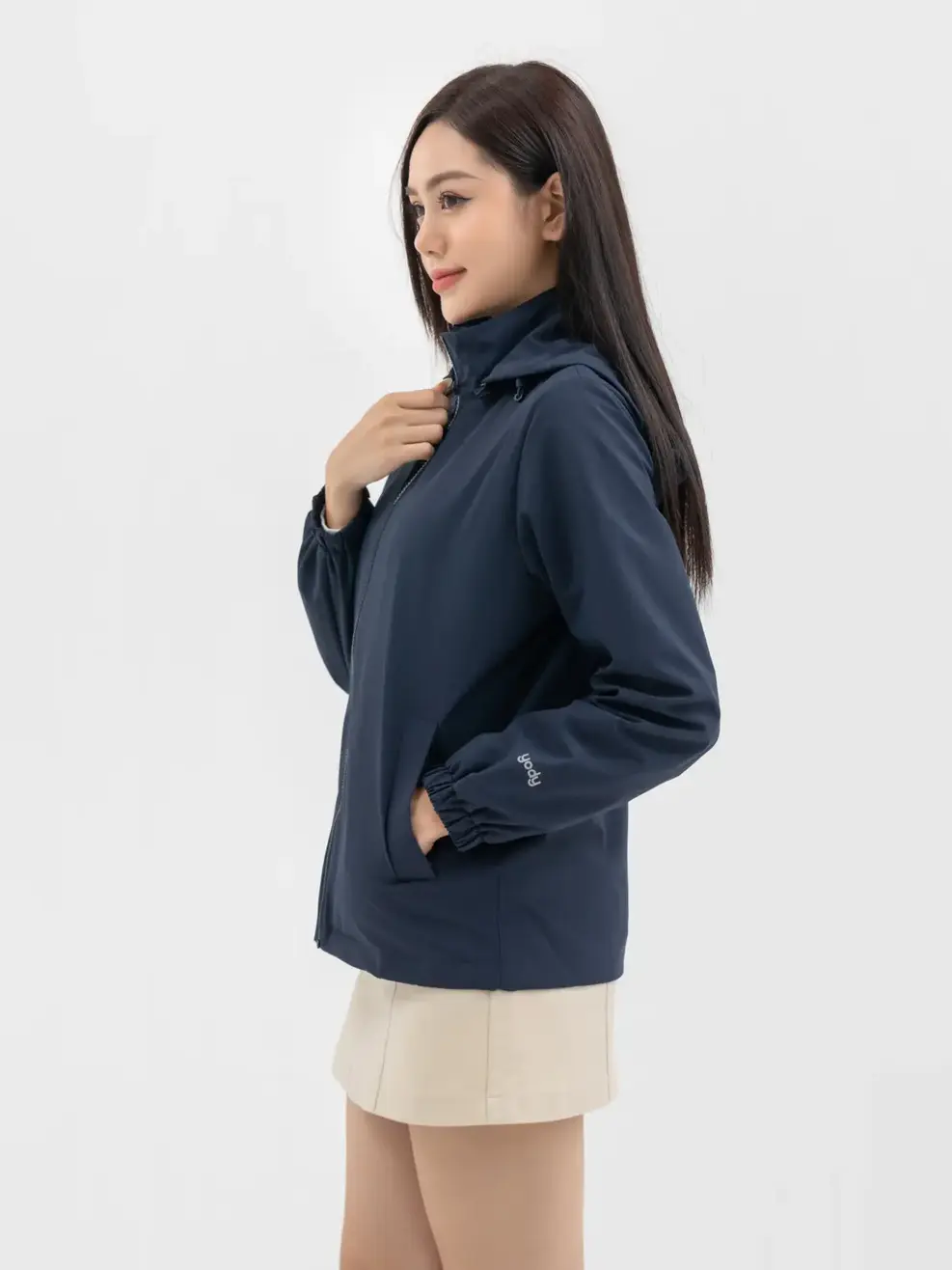 Áo Khoác Nữ Gia Đình 3c Pro - Tím than - S