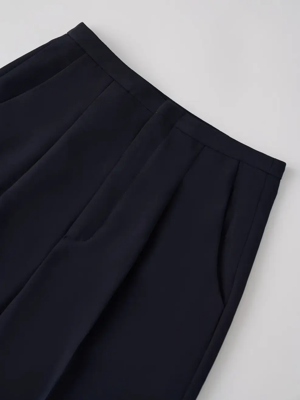 Quần Baggy Nữ Ly Trước - Navy 057 - S