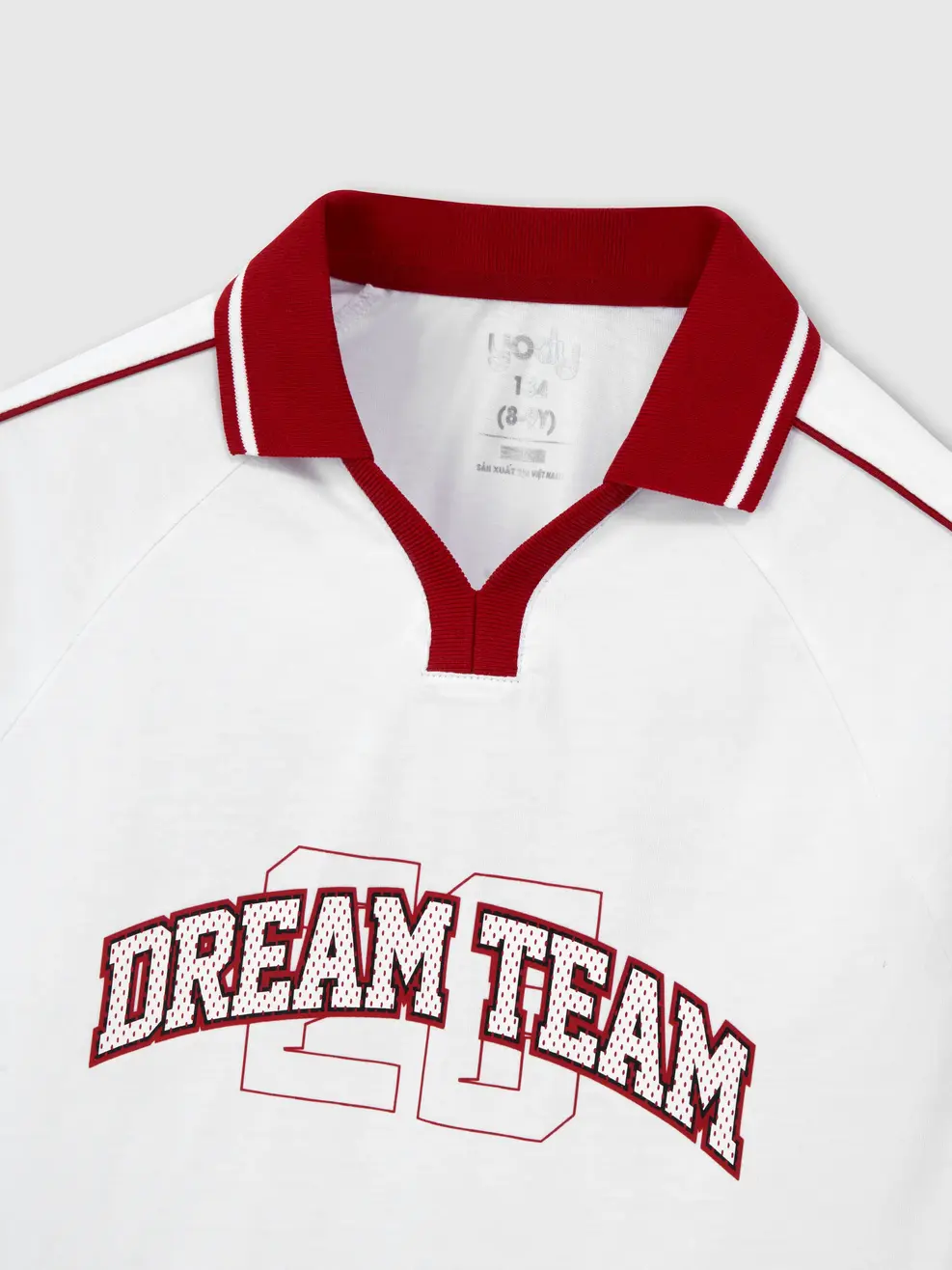 Áo Polo Dream Team - Trắng 001 - 98