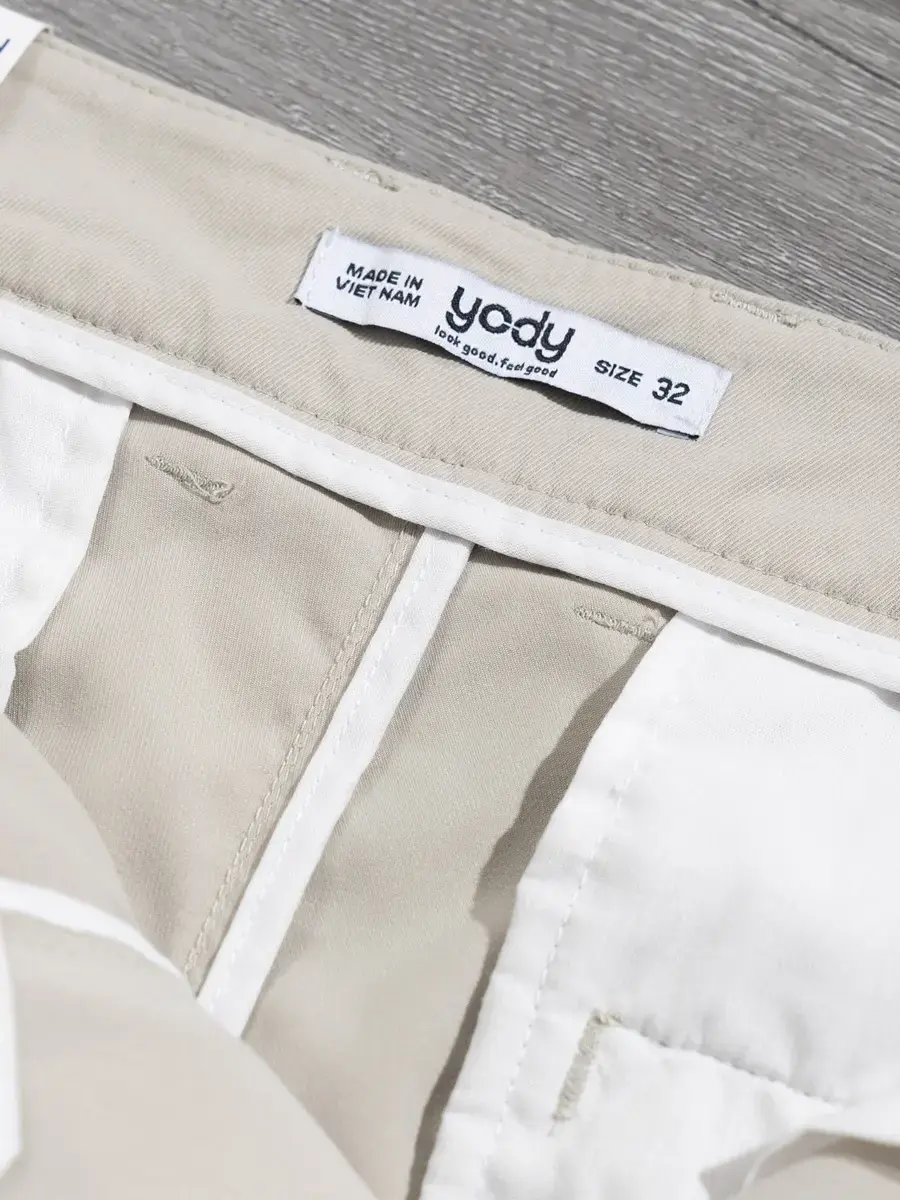 Quần Sooc Nam Phối Túi Sườn - Ghi Sáng - 34