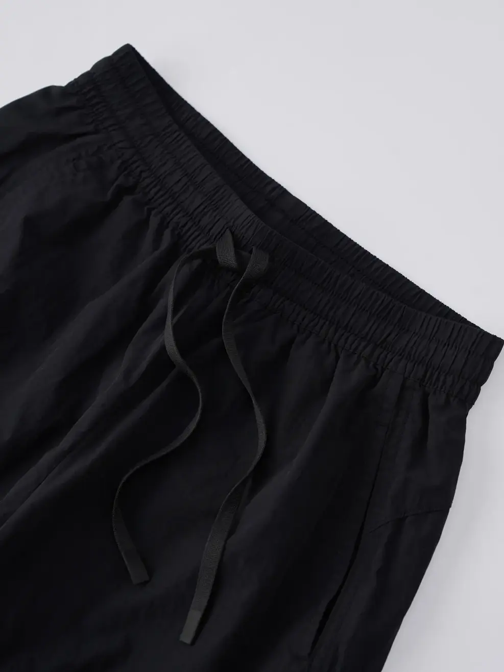 Quần Shorts Nữ thể thao lưng cao vải gió - ĐEN 002 - S