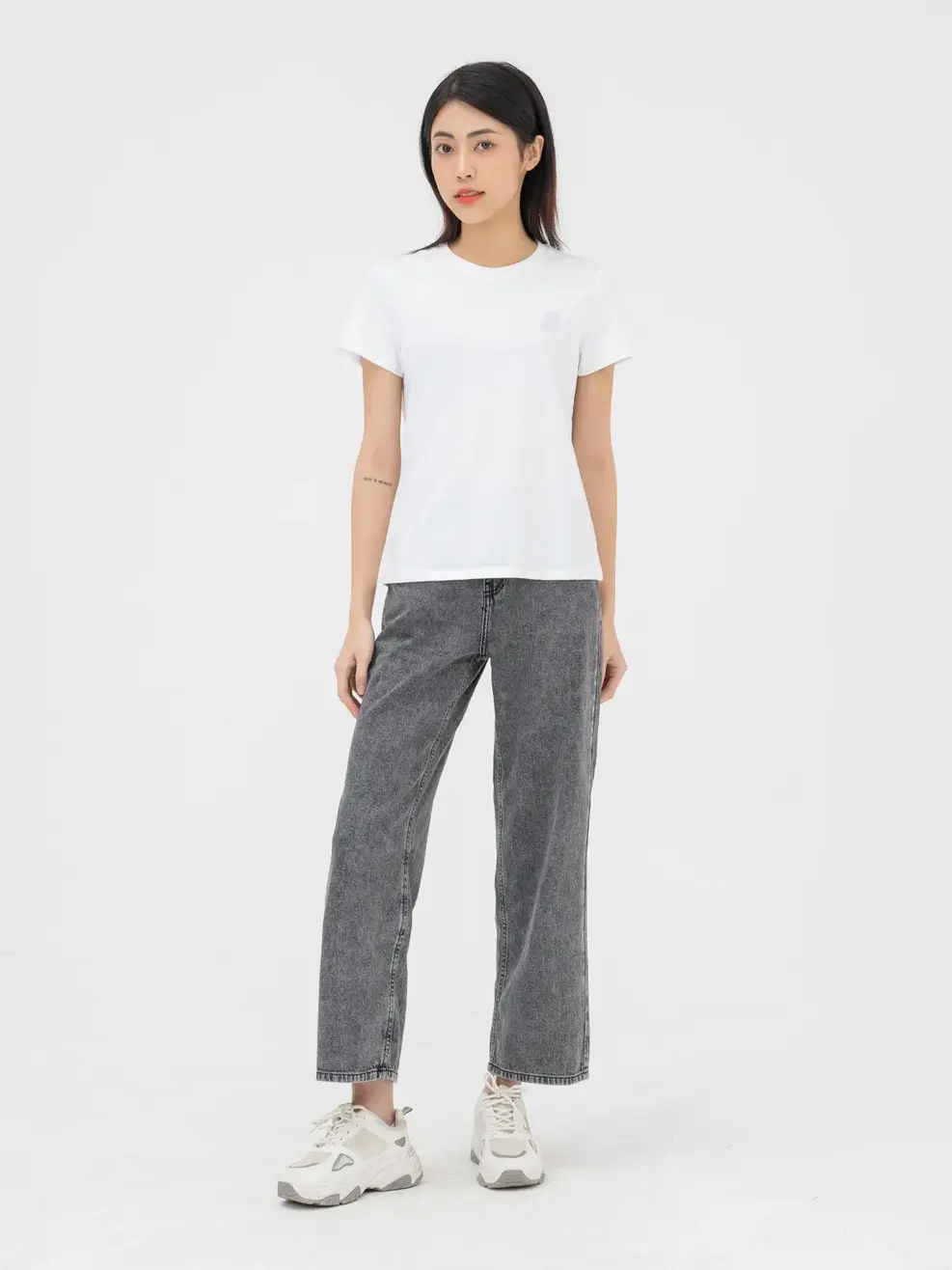 T-shirt Nữ In Gấu Heybear - Trắng 1 - S