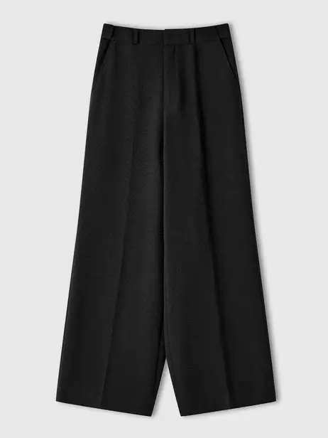 Quần Âu Nữ wide leg essential Co giãn linh hoạt - Giữ phom ổn định